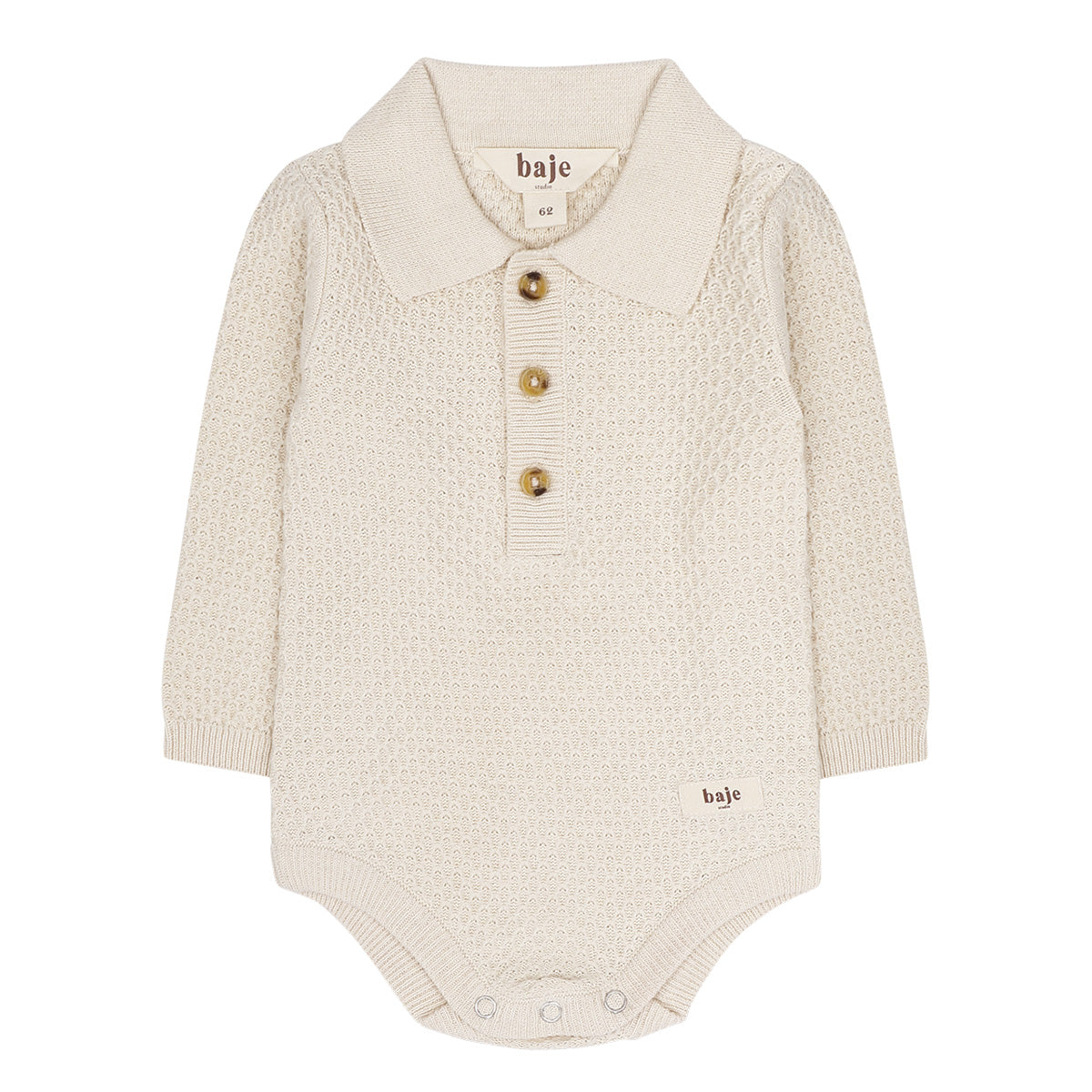 Baje Studio - knitted bodysuit Zalain - offwhite