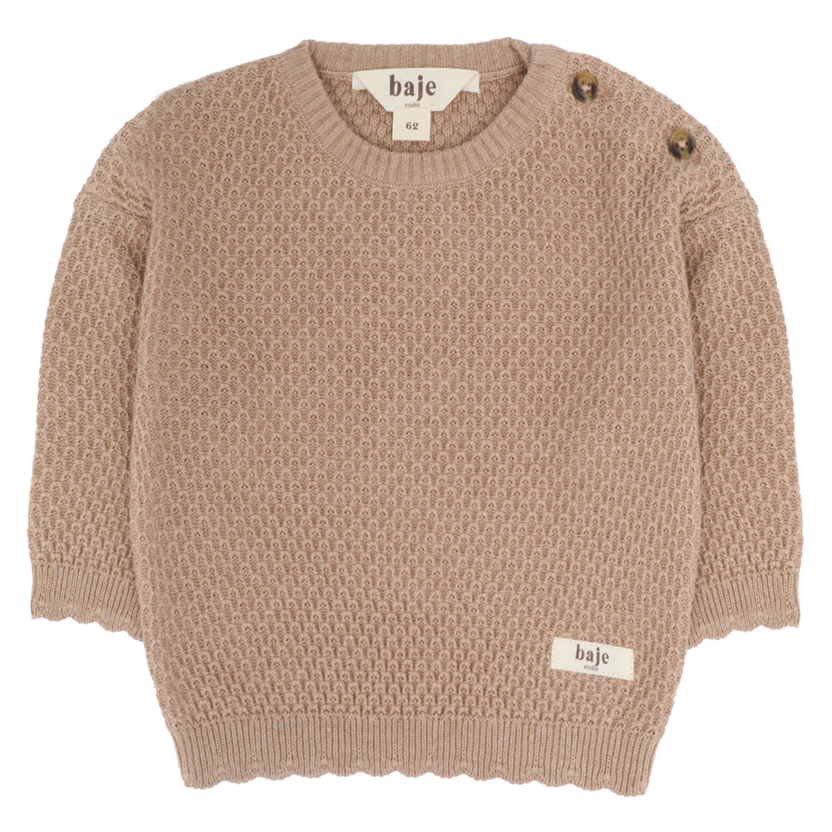 Baje Studio - sweater Zoe - taupe
