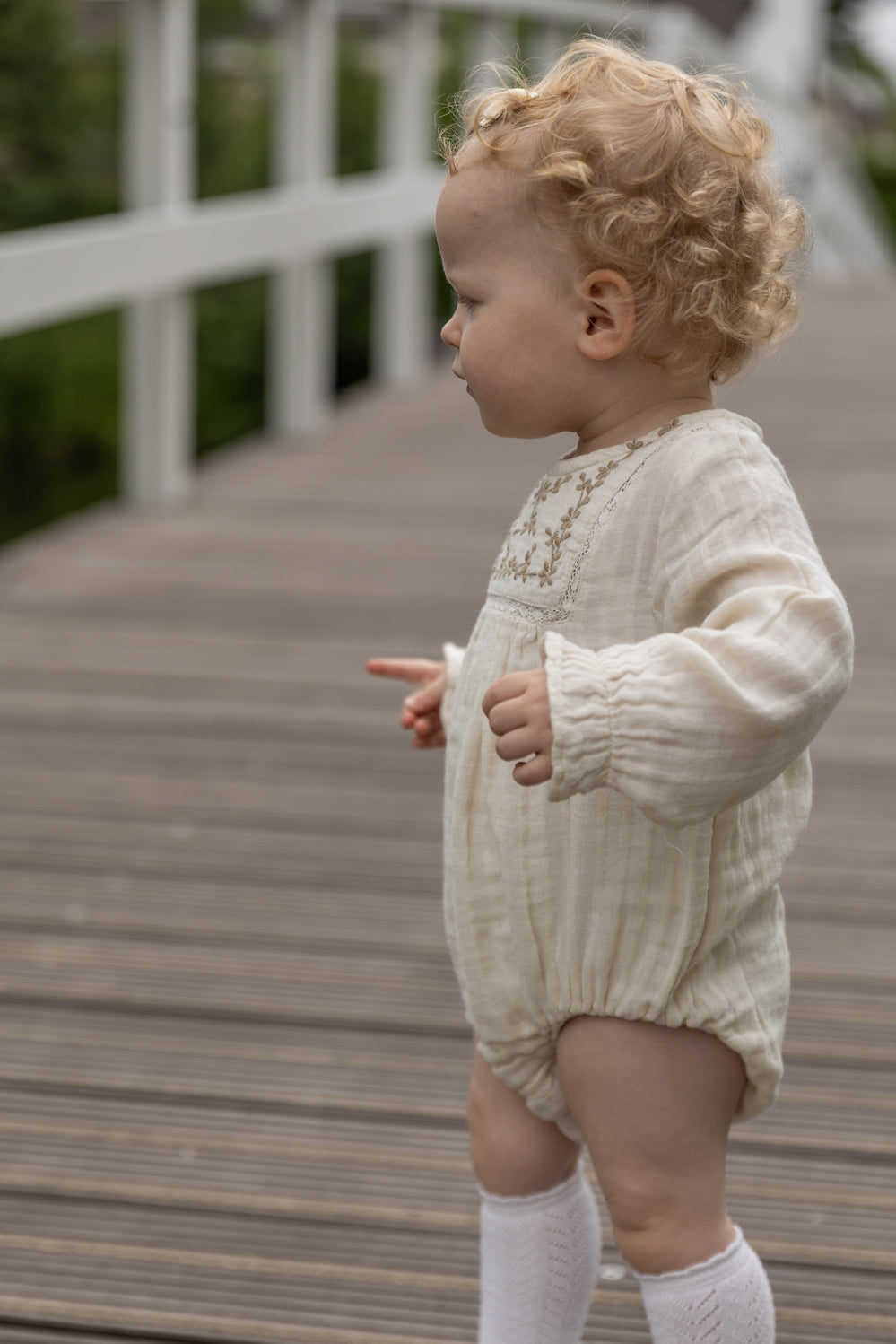 Lil'Atelier - woven shirt body - turtledove