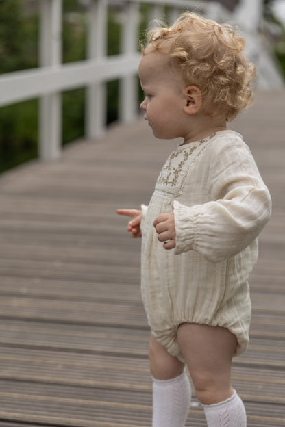 Lil'Atelier - woven shirt body - turtledove