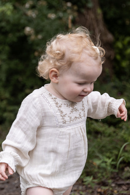 Lil'Atelier - woven shirt body - turtledove