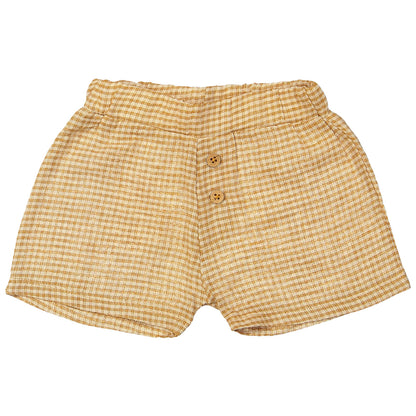 Riffle Amsterdam - shorts Zuri - camel brown square