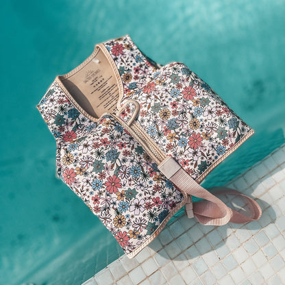 Salted Stories - floating vest - Sparkly Fleurs