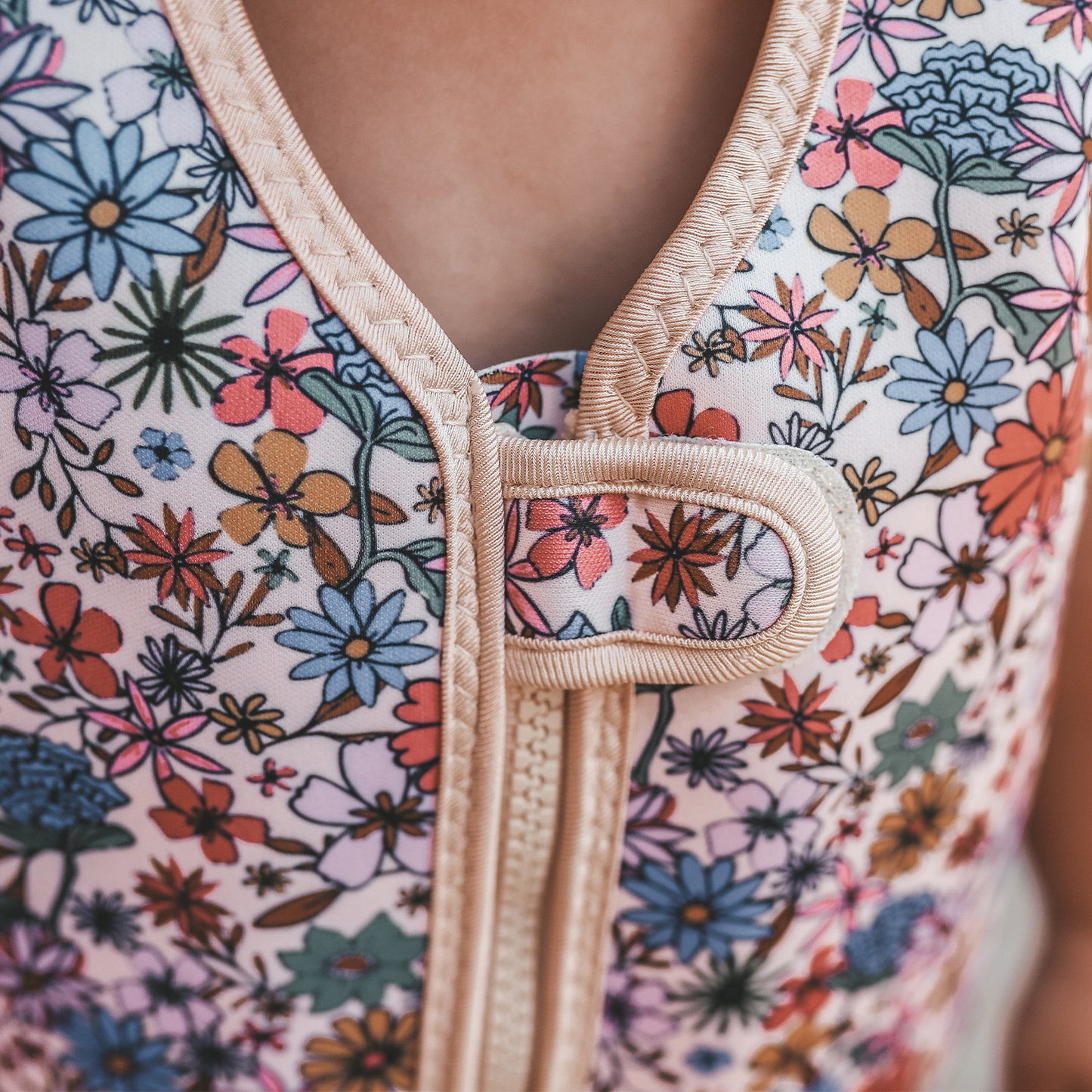 Salted Stories - floating vest - Sparkly Fleurs