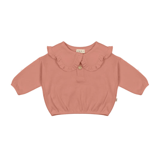 Bib sweater ~ rosas