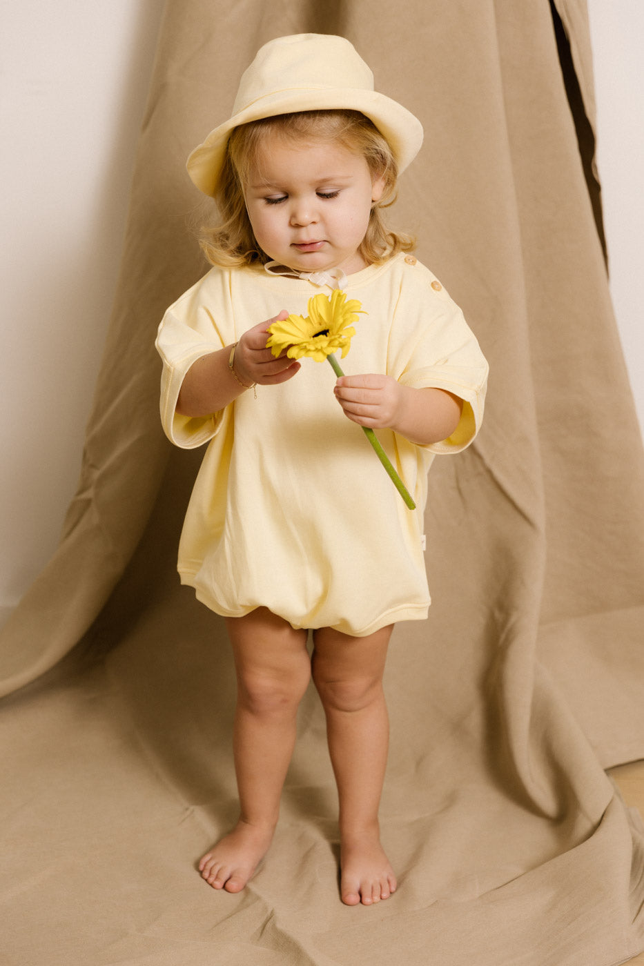 UAUA - oversized romper - latte