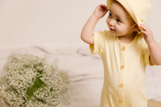 UAUA - onesie short - anis