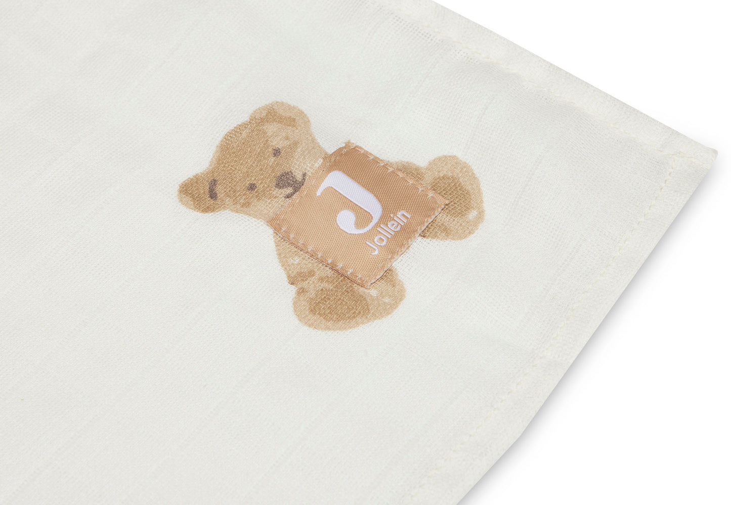 Jollein - hydrofiele multidoek XL Teddy Bear - 2 stuks
