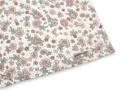 Hydrofiele multidoek Retro Flowers ~ groot 115x115cm (2 stuks)