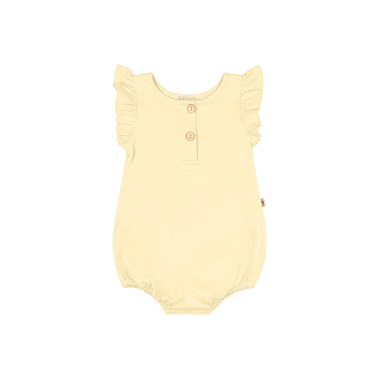 Bubble romper met ruches