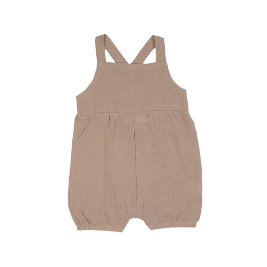 Playsuit katoenlinnen ~ beige