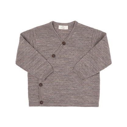 Copenhagen Colors - overslag vest merino wol - natural melange