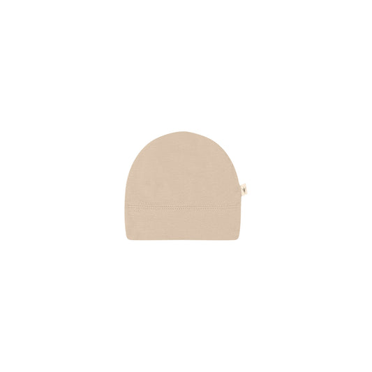 Round baby hat ~ latte