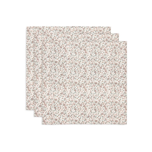 Hydrofiele doek Retro Flowers - 3 stuks