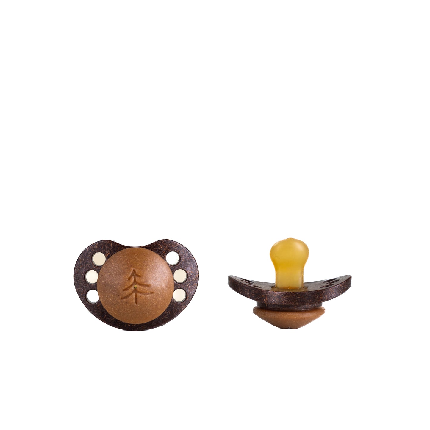 Fopspeen kokos + bok orthodontic 0-6 maanden - 2 stuks