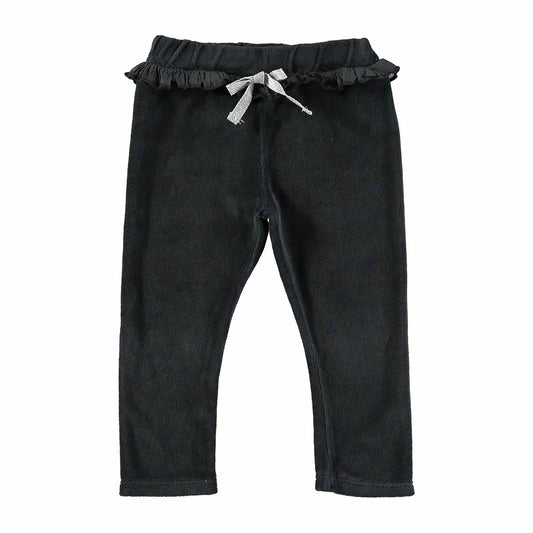 Velvet legging - shadow gray