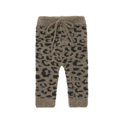 Gebreide legging ~ animal print