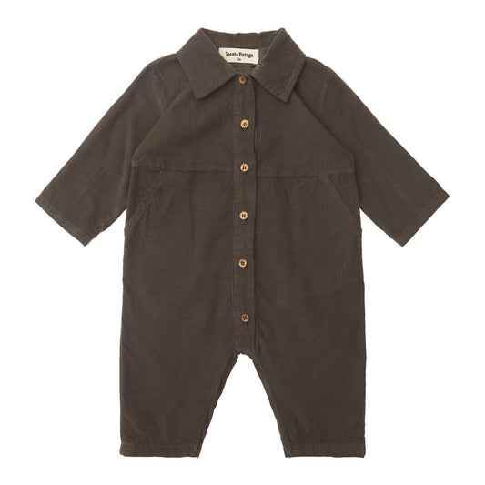 Microcorduroy jumpsuit ~ bruin