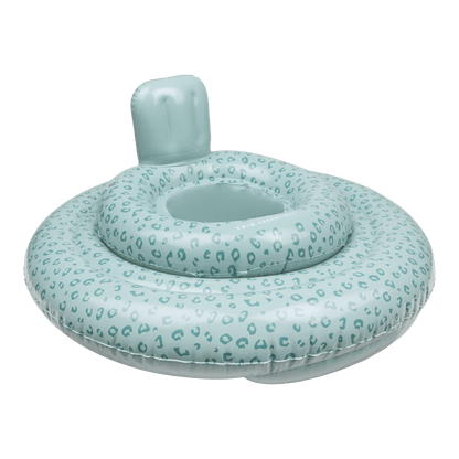 Baby float panterprint groen