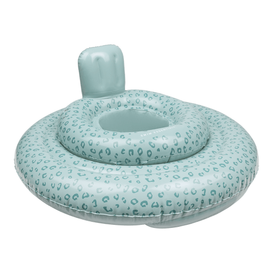 Baby float panterprint groen