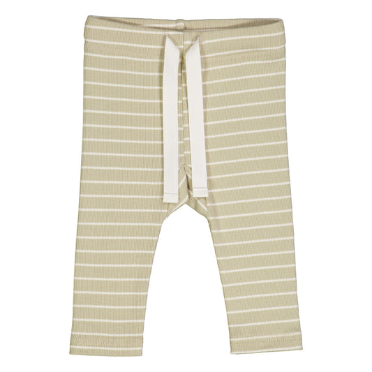 Stripe rib pants ~ desert green